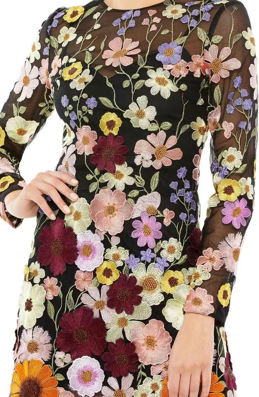 Iris Floral Dress