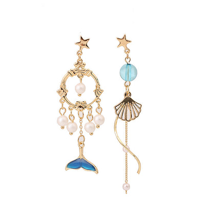 Lota Ocean Asymmetric Earrings