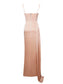Makayla Long Slit Bandage Dress