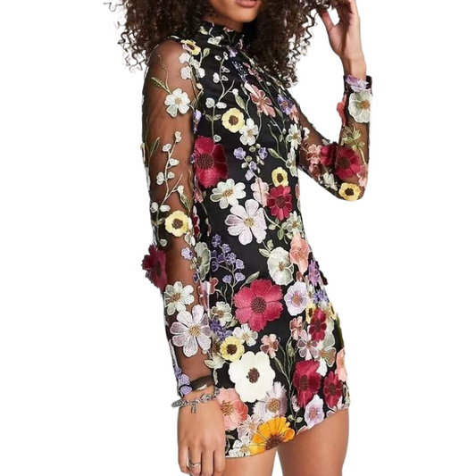 Iris Floral Dress