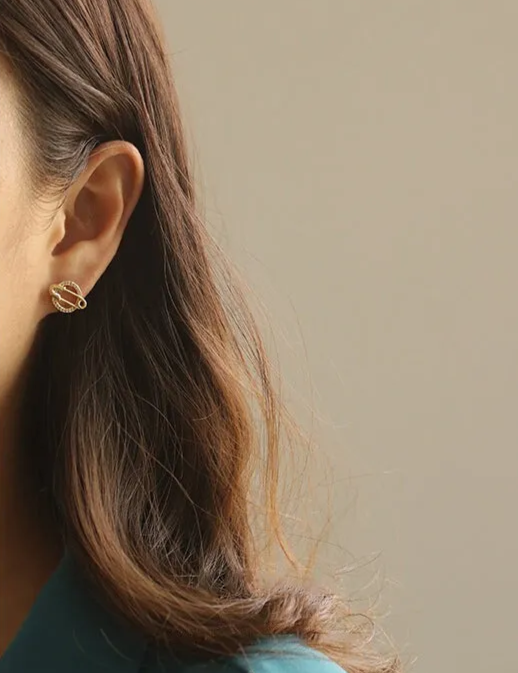 Leona Paperclip Earrings