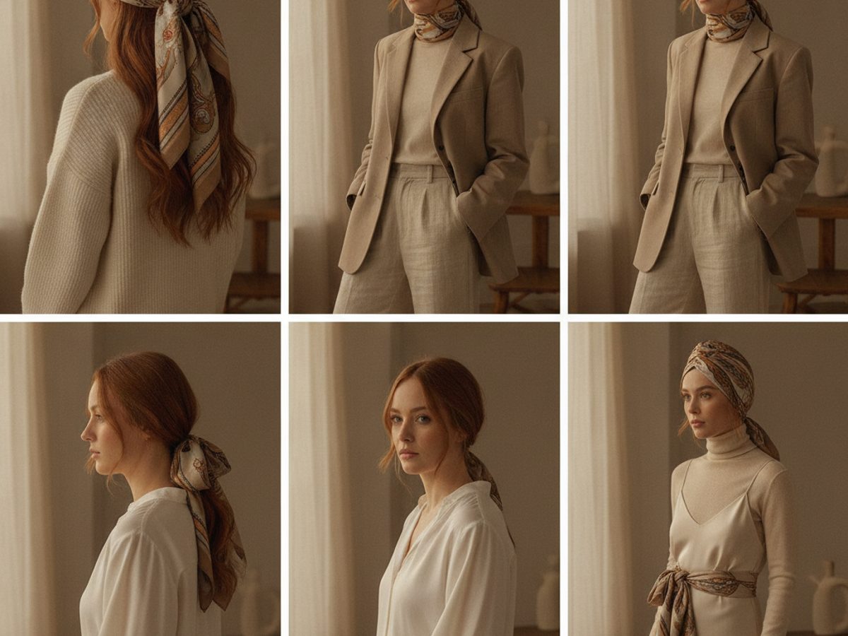 Styling one scarf many ways