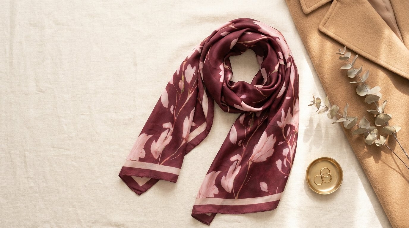 How to Wear a Burgundy Scarf: Outfit Ideas for Fall and the Holidays